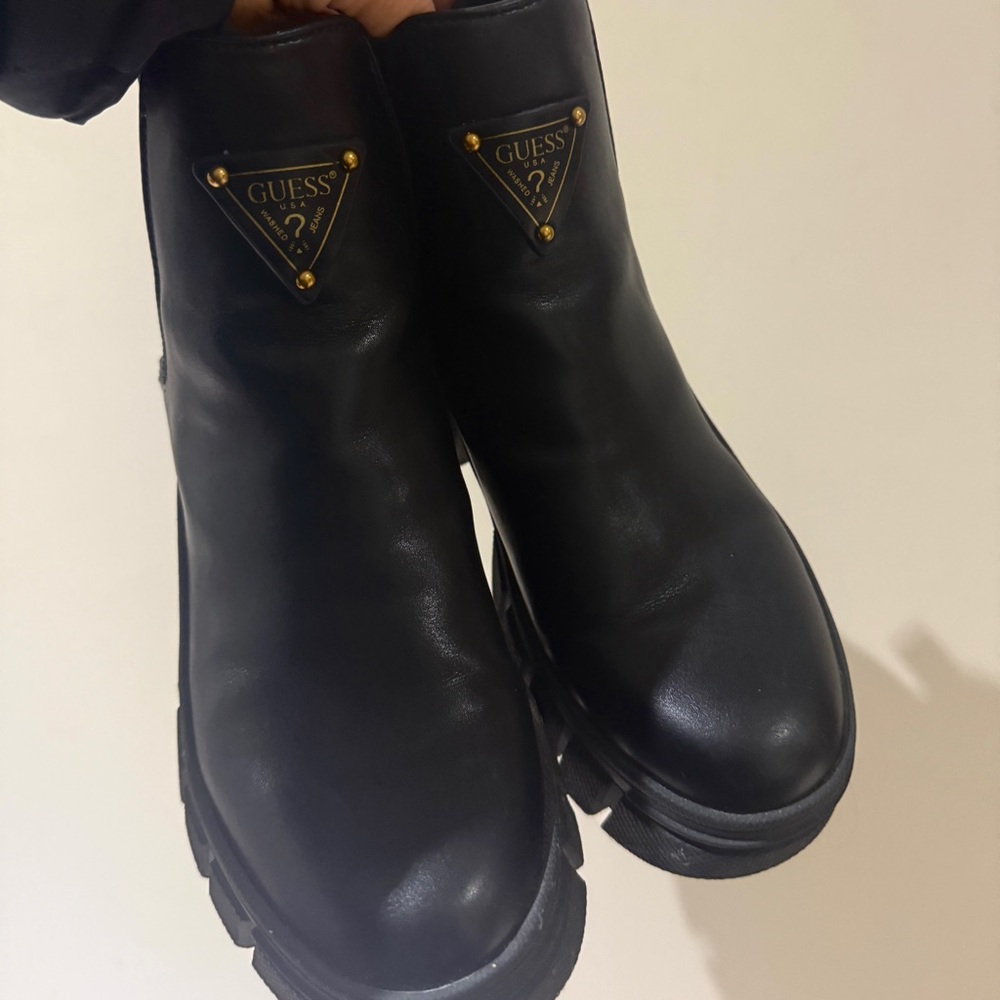 GUESS | Hestia Women's Black Ankle Boots - Picture 10 of 11
